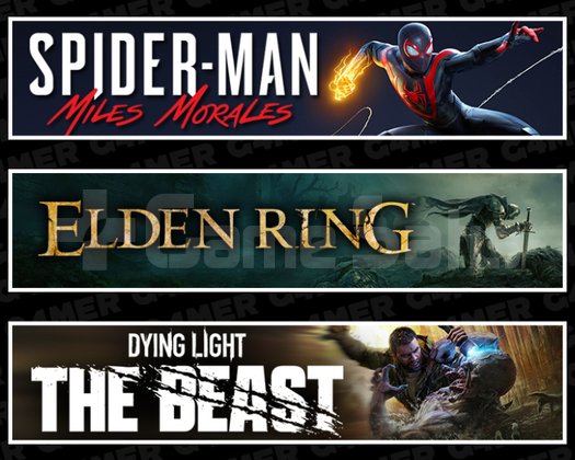 Spider Man Miles + Elden Ring + DY The Beeast