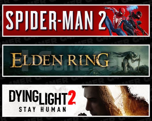 Spider-Man 2 + Elden Ring + Dying Light 2