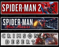 Spider-Man 2 + Miles + Crimson Desert