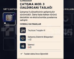 Çatışma Mod 3 Saldırgan Taslağı