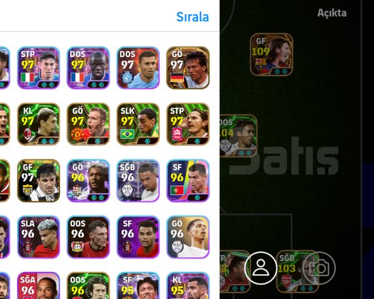 İlan çok iyi eski kartlar 110 mesi ronaldo ucuz