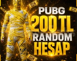 | MÜKEMMEL+++| 200 TL PUBG RANDOM HESAP