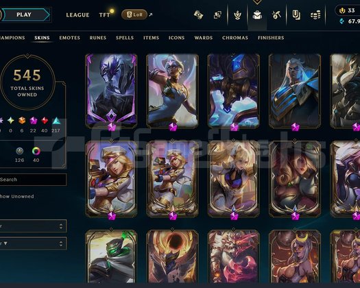 EUW 545 SKIN - Bronze 1 - Güvenli Hesap
