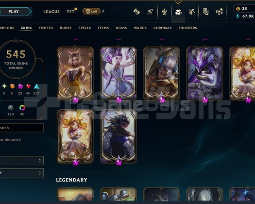 EUW 545 SKIN - Bronze 1 - Güvenli Hesap