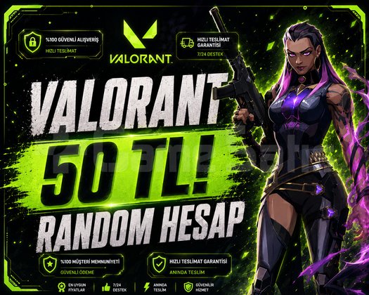 | VİP+++ | VALORANT RANDOM HESAP