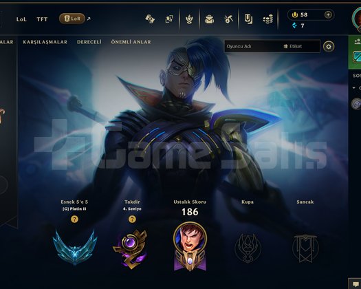 102 LVL - PLAT 2 - 38 SKIN - 2022 AÇILIM RANKEDLİK