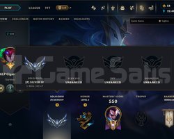 EUW SILVER 4 I 85 SKIN I 140 ŞAMP I 259 LVL ISAFE