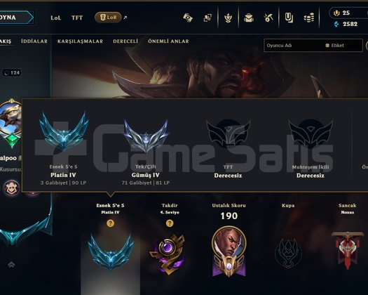 Lol 39 Kostümlü Hesap