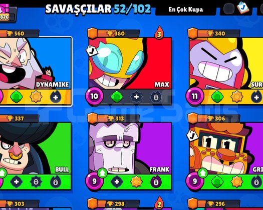 Brawl starsa başlangıç için hesab