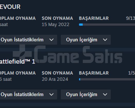 STEAM HESAP
