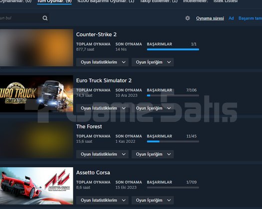 STEAM HESAP
