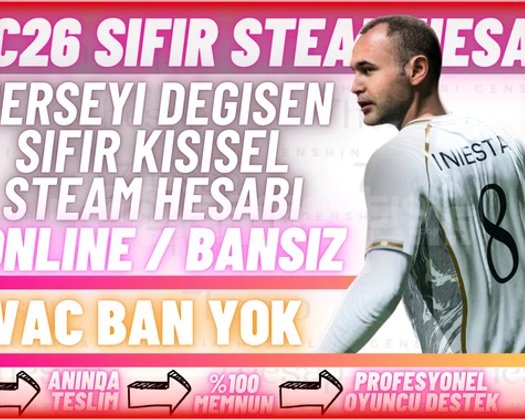 STEAMONLİNE HERŞEYİ DEĞİŞEN FC26 HESABI