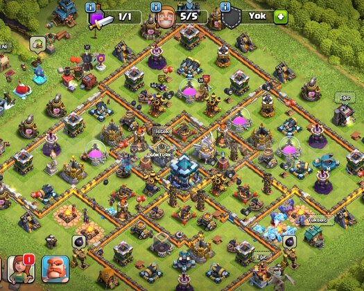 300 SKİN 42K BS VE 13BB COC HESABI!!