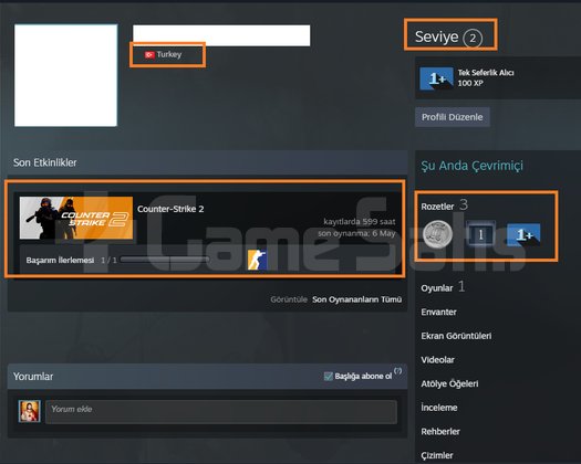 3 MADALYALI 2 LV 599 CS 2 SAATLİ 4.496 STEAM POİNT