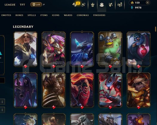 EUW 300 Kostüm 165 Şampiyon Silver 2 Fresh Hesap