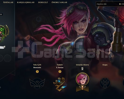 RANKED HAZIR UNRANKED HESAP DAHA HİGH MMR