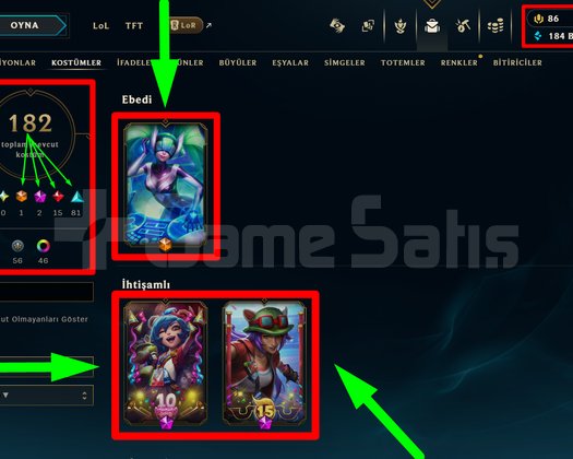 EUW + 423 LVL + 182 KOSTÜM + 171 HERO + GOLD 4!
