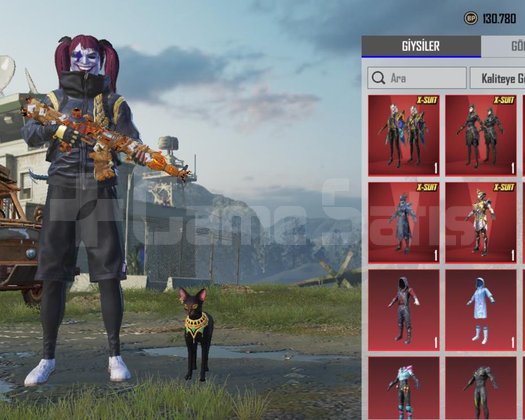70 koleksiyon kertenkele 7 lvl su m416 6 lvl
