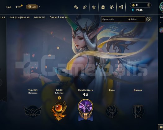 25LVL UNRANKED EUW LOL HESAP