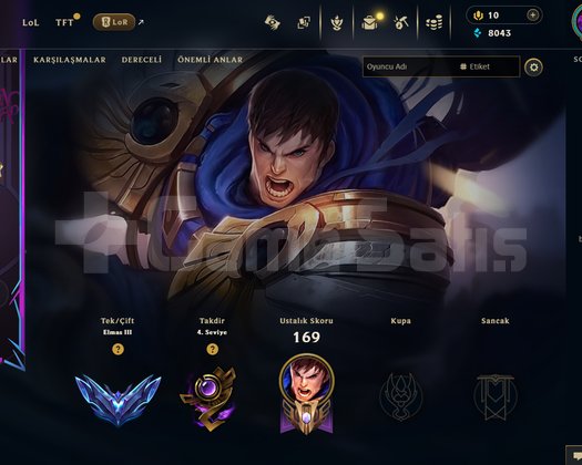 EUW D3 94 SKİN 87 RENK PAKETİ UCUZA BIRAKIYORUM