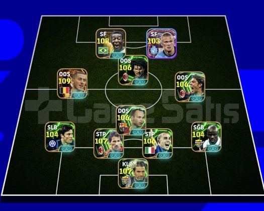 KG 3265 4 BOMBACI+HAZARD+PELE+GULLİT+HALAND