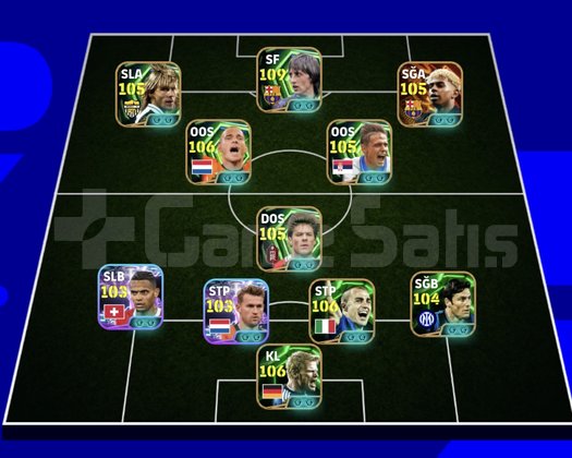 KG 3240 3 BOMBACI+YAMAL+SNEİJDER+NEDVED+CRUYF
