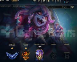 EUW DIAMOND4/HANDMADE/65WR / HIGH MMR  ACC /+30LP