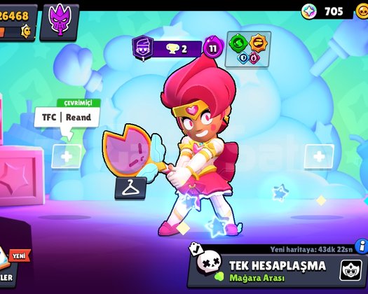 Brawl stars 26k kupa 93 karakter 186 kostümlü