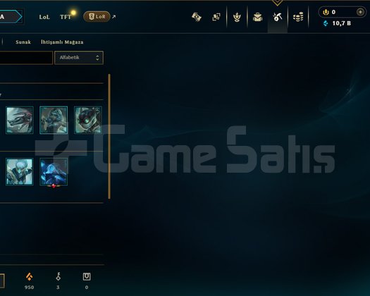 EUW / 3 OYUN ATILMIŞ PROMADA HESAP / UYGUNA