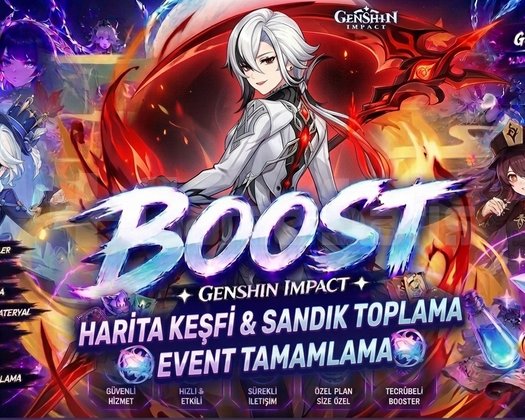 Genshin İmpact BOOST hizmeti