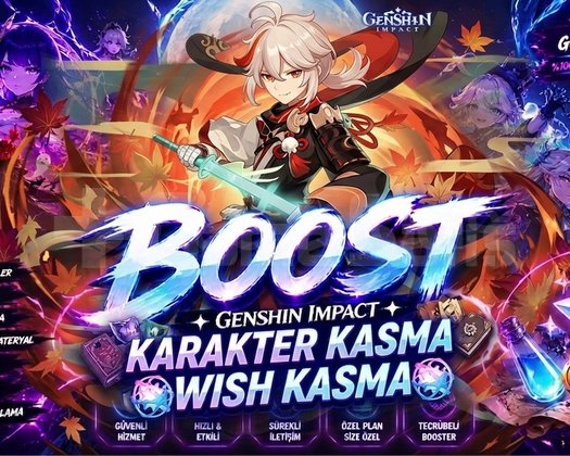 Genshin İmpact BOOST hizmeti