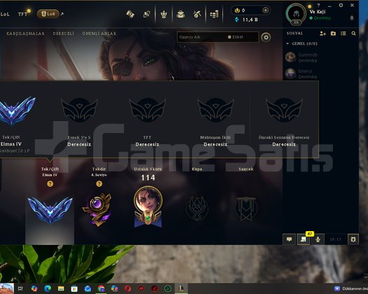 lol fresh acc dia