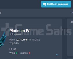 TR PLAT 4 ZÜMRÜT MMR YÜKSEK WR +30LP -10 LP
