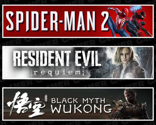 Spider-Man 2 + Resident Evil 9 + Black Myth Wukong