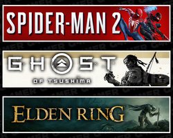 Spider-Man 2 + Tsushima + Elden Ring