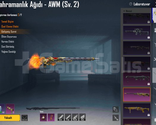 TEMİZ HESAP KIZIL GOK BICAGI M4 5 +3 MALZEME!!