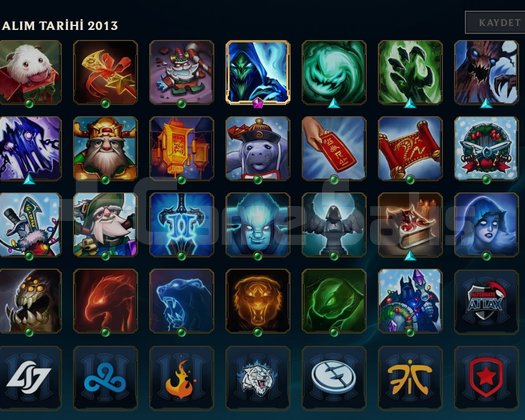 Lol Koleksiyonluk Hesap ! Black Alistar +Full Rare