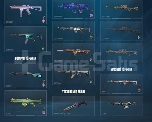 7 BIÇAKLI DOLU DOLU VALORANT HESABI FULL+FULL +LOL