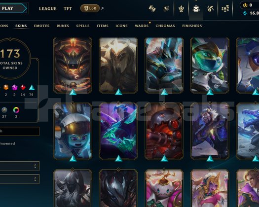 265 LVL + 171 SKİN + UNRANKED !!