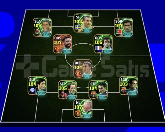 KG 3252 3 BOMBACI+ZLATAN+FERNANDEZ+PLATİNİ+FİGO