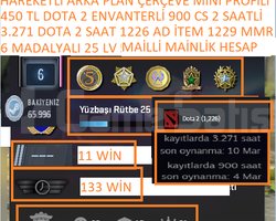 6 MADALYALI 25 LV 2 AD ARCANA 1226 AD İTEM DOTA 2