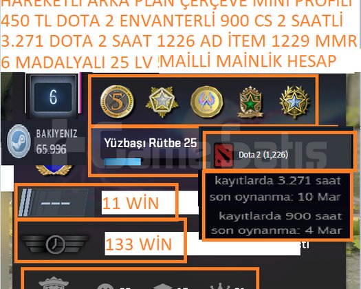 6 MADALYALI 25 LV 2 AD ARCANA 1226 AD İTEM DOTA 2