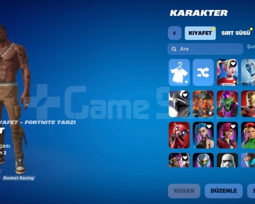 ULTRA OG HESAP TRAVİS+ASTRO JACK FULL SET