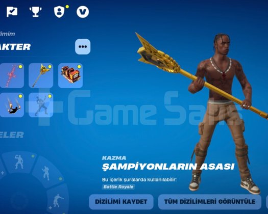 ULTRA OG HESAP TRAVİS+ASTRO JACK FULL SET