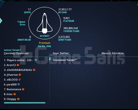 Waruniverse Avrupa da 17 lwl güzel hesap