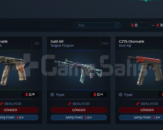 CS2 SEÇKİN - KASA + SKIN + 4.51 SKINLER