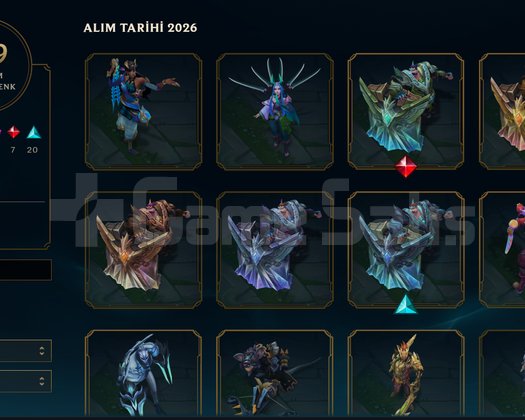1240 LEVEL 648 SKIN EXALTED JINX & JHIN  25 MYTHIC