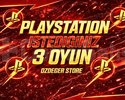 İSTEDİĞİNİZ 3 PSN OYUNU EN UYGUN+BONUS +GARANTİ