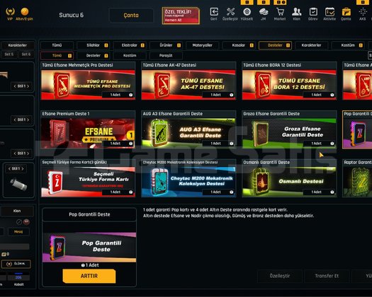38K Materyalli 52 Seviye Zula Hesabı