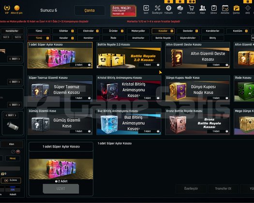 38K Materyalli 52 Seviye Zula Hesabı
